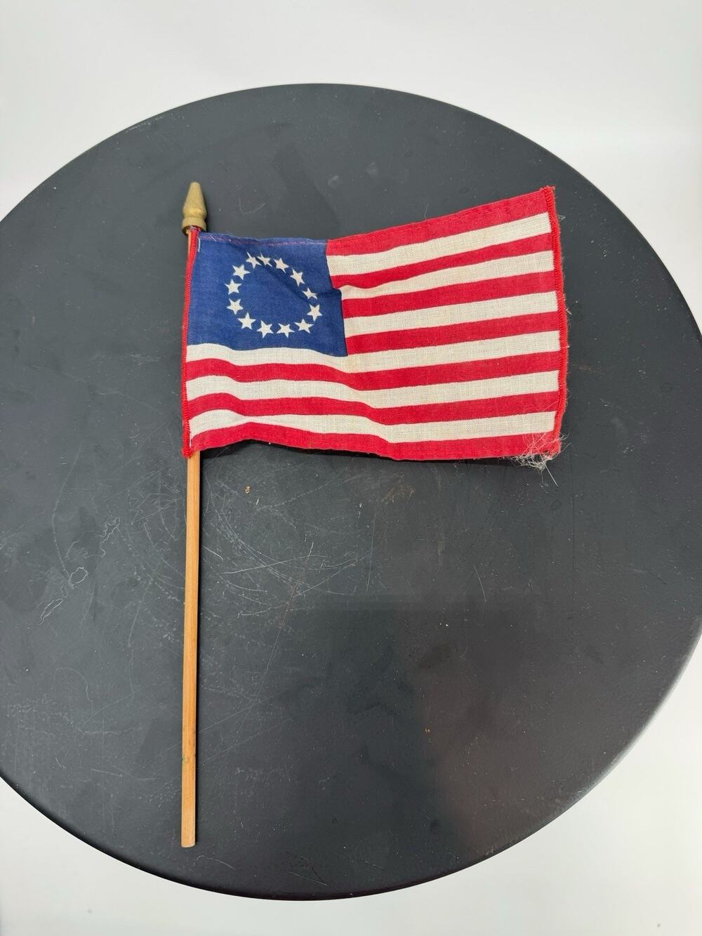 VINTAGE 13 Star Betsy Ross Small Flag